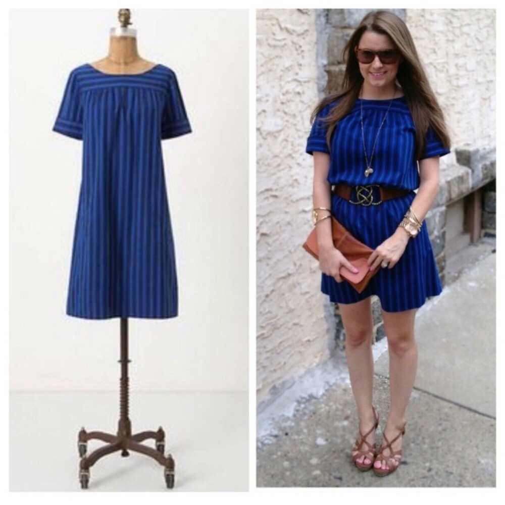 🌸Anthropologie HD in Paris striped dress 6 - Picture 8 of 8